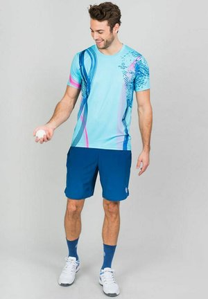 T-shirt con stampa - aqua blue