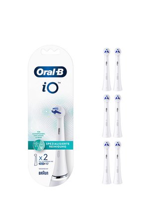 ORAL-B AUFSTECKBÜRSTEN - IO SPEZIALISIERTE REINIGUNG - 6ER PACK - WHITE - Dental care tool - white