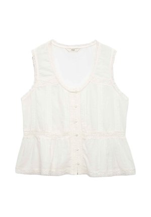 Marks & Spencer, PEPLUM - Blouse - soft white