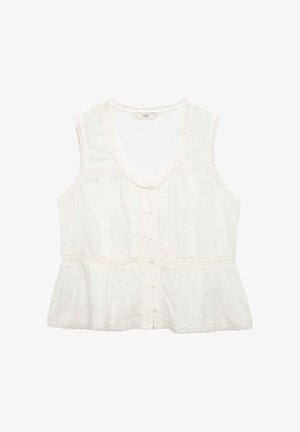 Marks & Spencer, PEPLUM - Blouse - soft white