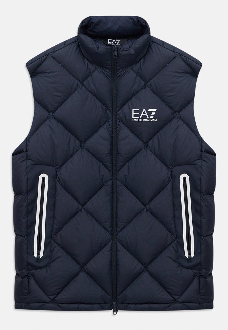 EA7 Emporio Armani Bodywarmer blauw EA7 Emporio Armani Bodywarmer blauw