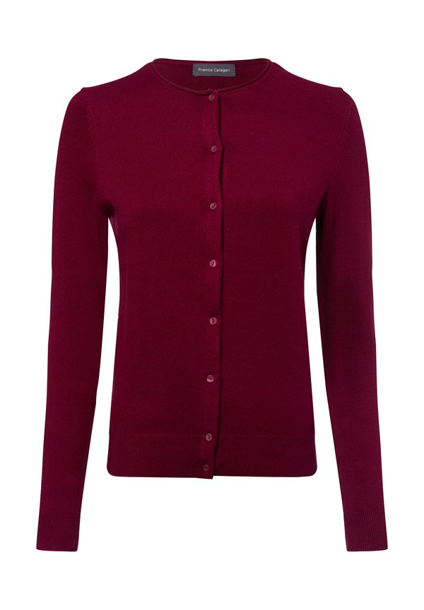 Strickjacke - bordeaux
