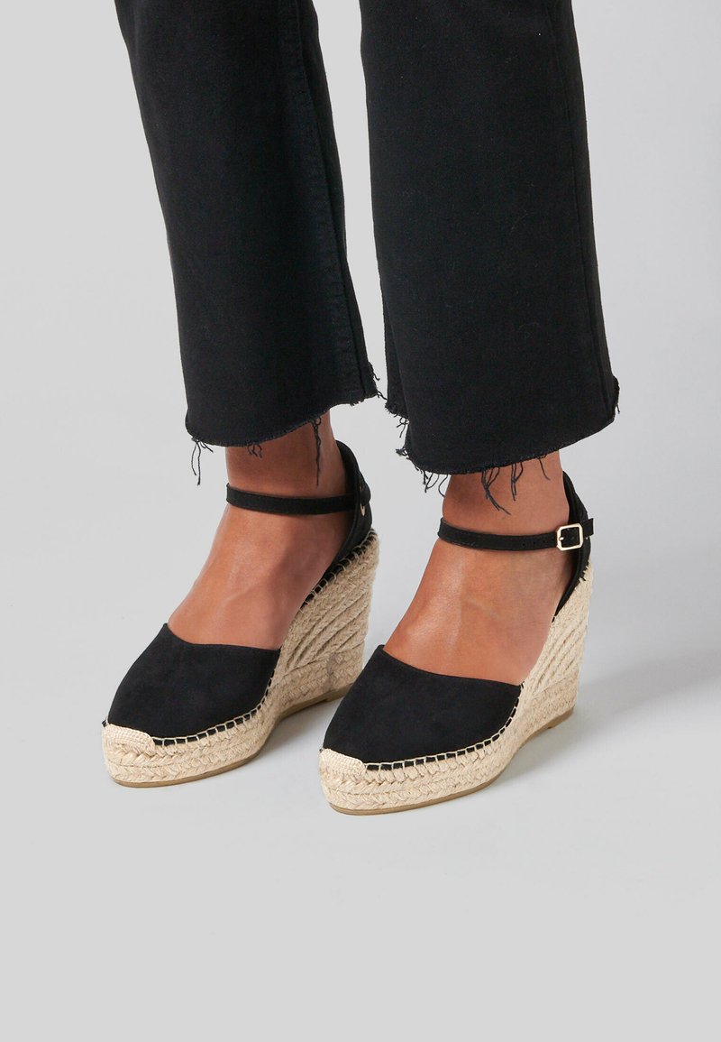 FRED MARTIN COLLECTION BARI - Sandales à plateforme - black suede
