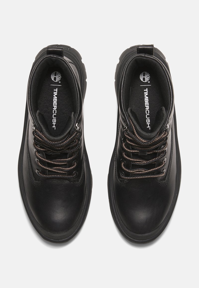Timberland Kotníkové boty na platformě - black full grain