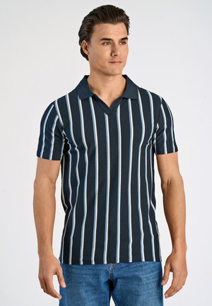 Lindbergh STRIPED - Polo - navy
