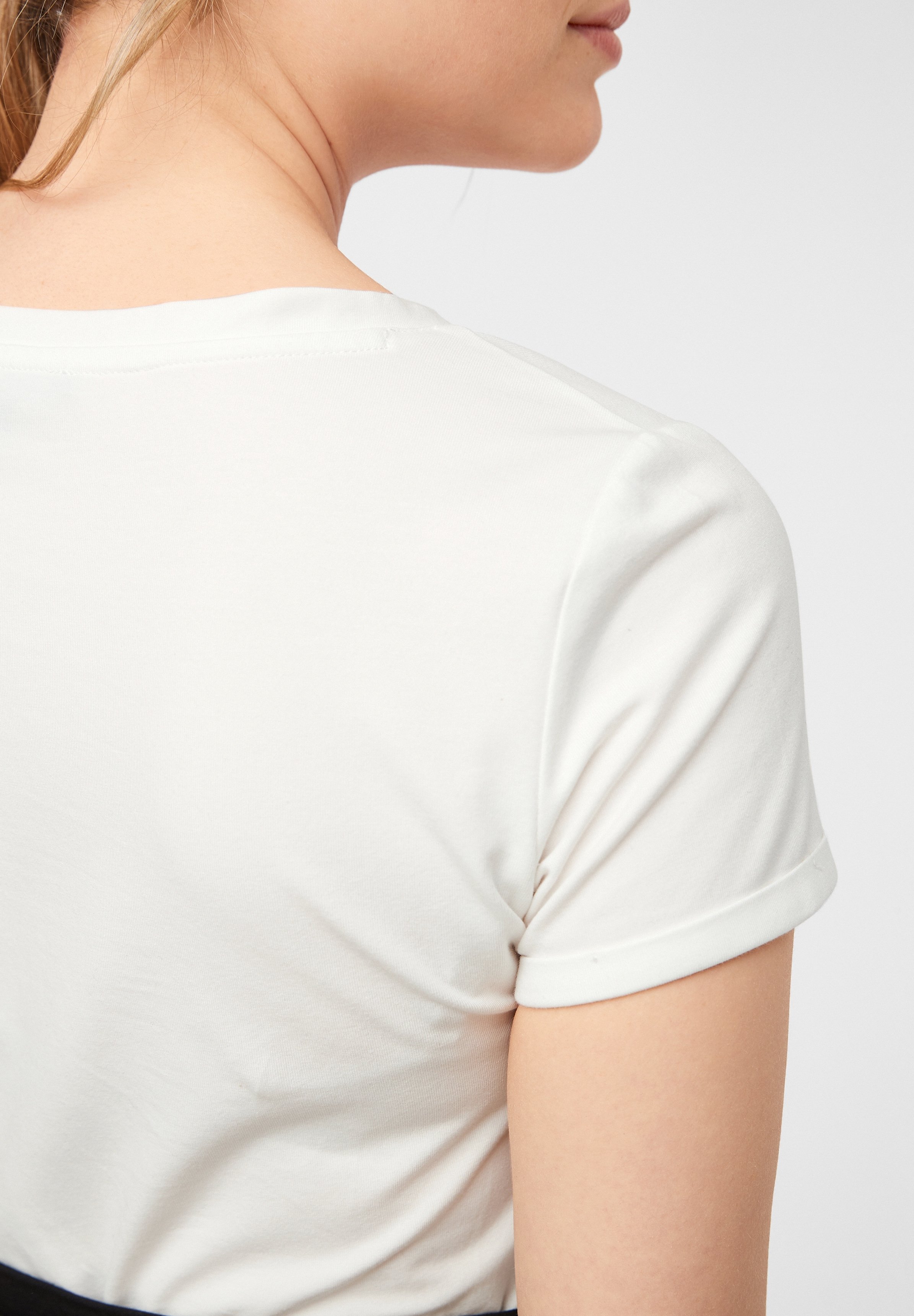 comma Basic T-shirt - white placed 