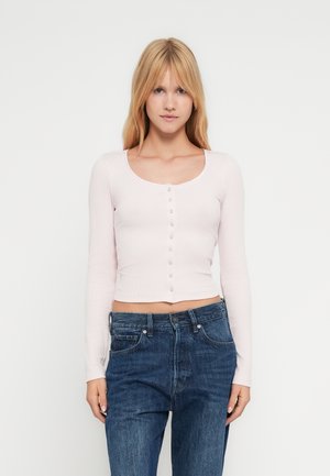 ONLANN LIFE O NECK CARDIGAN - Cardigan - pale lilac