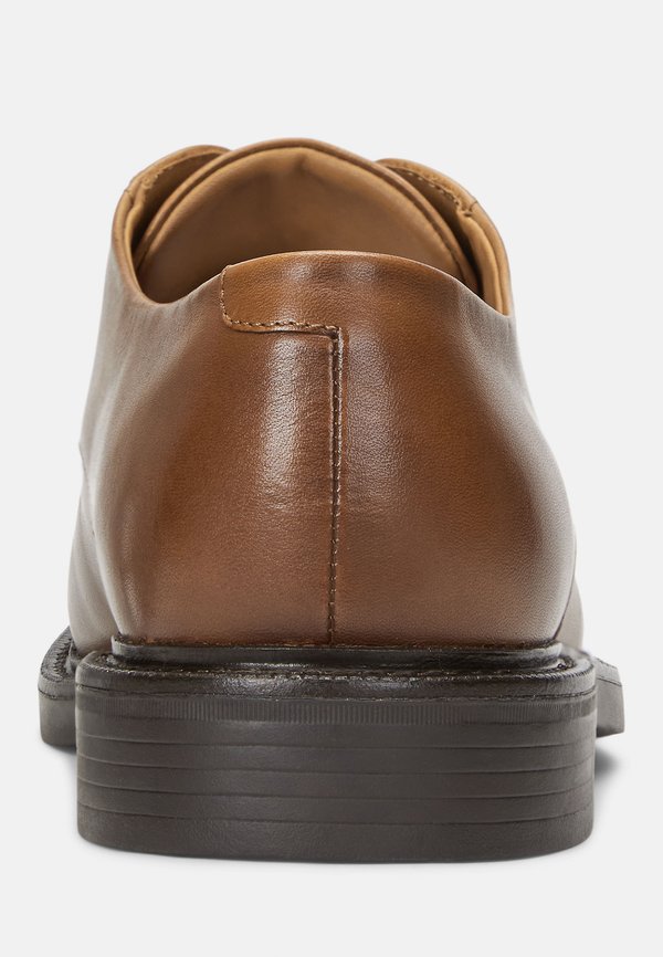 ASHER BURNISHED LEATHER DERBY SHOE - Smart lace-ups - tan4
