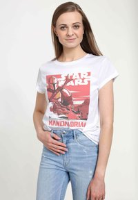 Star Wars STAR WARS: THE MANDALORIAN MAD MANDO POSTER - T-shirt z nadrukiem