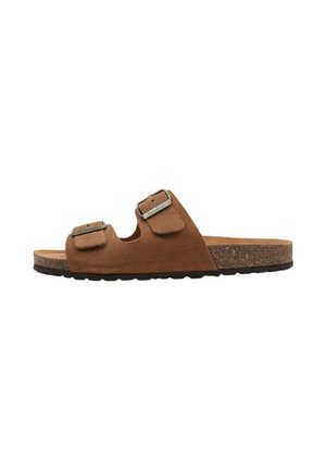 Sandalias planas - camel