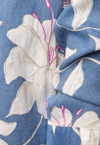 Apriori Blusenkleid - blau ecru