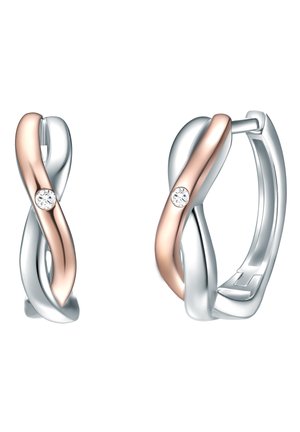 CREOLEN BI COLOR  - Fülbevalók - silverfarbenund roségoldfarben