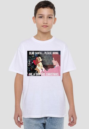 Disney, LADY AND THE TRAMP DOG FOR CHRISTMAS - T-Shirt print - white