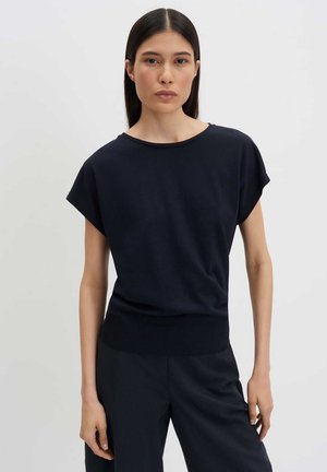 someday., RELAXED RIB DETAIL - T-Shirt basic - true navy