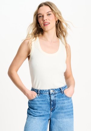 POM Amsterdam, TANKTOP - RUE ECRU - Top - white