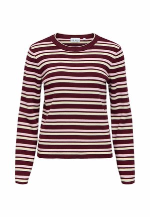 Object, JUMPER RIBBED - Strickpullover - windsor wine
