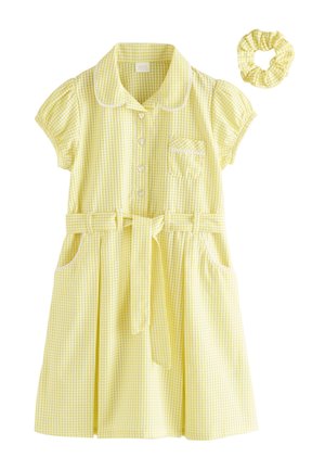 Next, GINGHAM BOW SCHOOL - Robe chemise - yellow