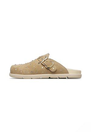 LORIBLU, Pantolette flach - beige