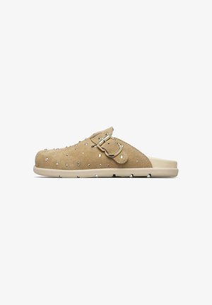 LORIBLU, Pantolette flach - beige