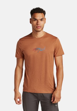 150 LIGHT WEIGHT TECH LITE SLIMEY SALAMA - Print T-shirt - dusty clay