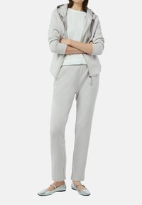 comma casual identity Felpa con zip - grau