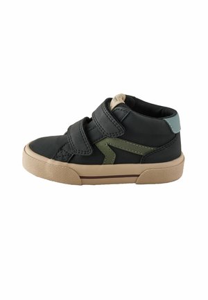 Next, WIDE FIT (G) FIT - HI-TOP TOUCH FASTENING TRAINERS - Lauflernschuh - black