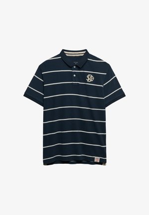 Superdry & Co, VINTAGE STRIPE - Poloshirts - navy stripe