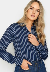 Long Tall Sally STRIPE LONGLINE  - Hemdbluse - navy
