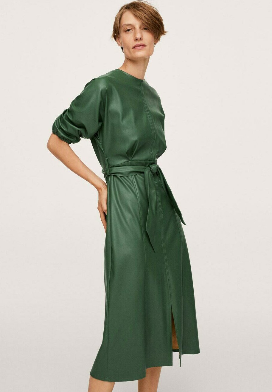 vestito mango verde
