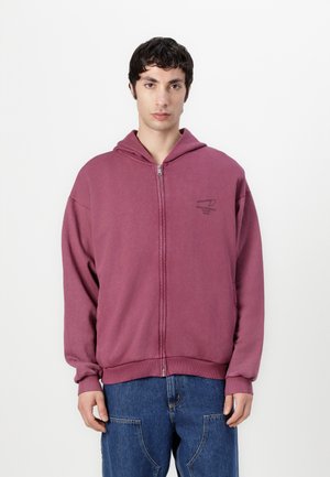 ZIP HOODIE UNISEX - Hoodie - vintage red