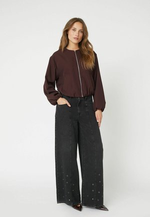 Co'couture LUNA BALLOON ZIP - Letná bunda - winered