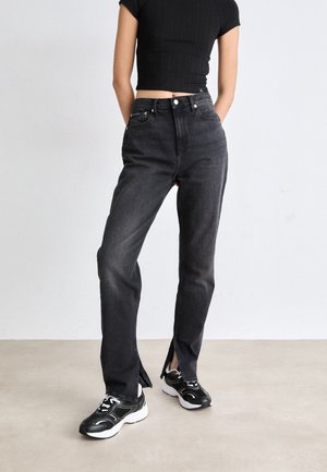 Jean droit - black denim