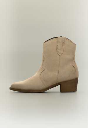 Tamaris, Cowboy-/Bikerstiefelette - beige