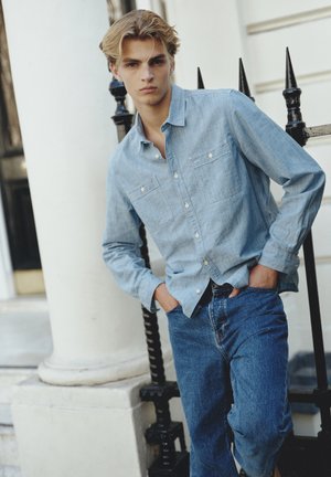 Pepe Jeans, PEPE JEANS SHIRT ROMUALDO - Majica - medium indigo blue