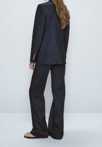 Massimo Dutti Flared jeans - dark blue