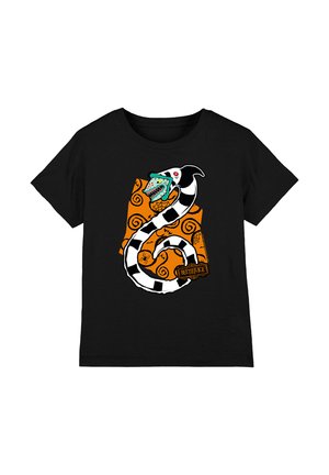Cotton Soul, BEETLEJUICE/WORM UNISEX - T-Shirt print - black