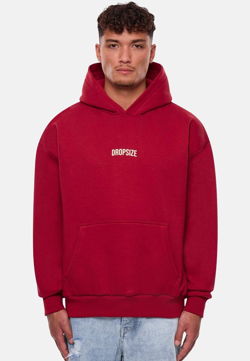 Dropsize MIDDLE LOGO  - Hættetrøje - red