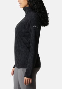 Columbia GLACIAL™ PRINT 1/2 ZIP - Camisola de lã polar - black dotty flo