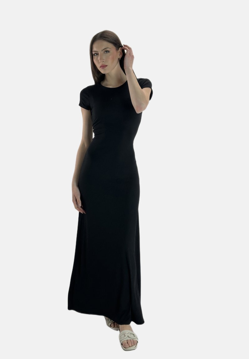 Elara Maxikleid - schwarz