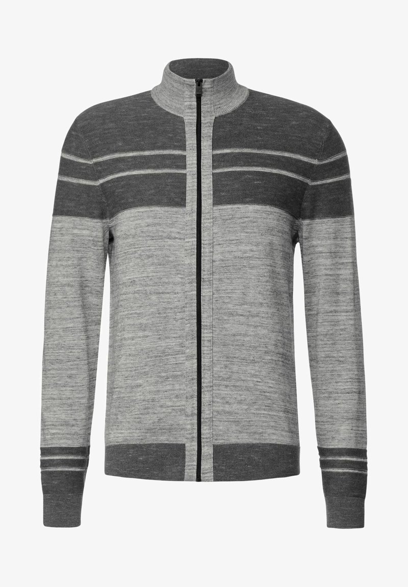 Street One MEN Cardigan grau/gråmeleret