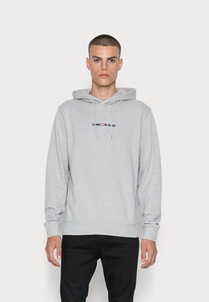 STRAIGHT LOGO HOODIE - Felpa con cappuccio - smooth stone