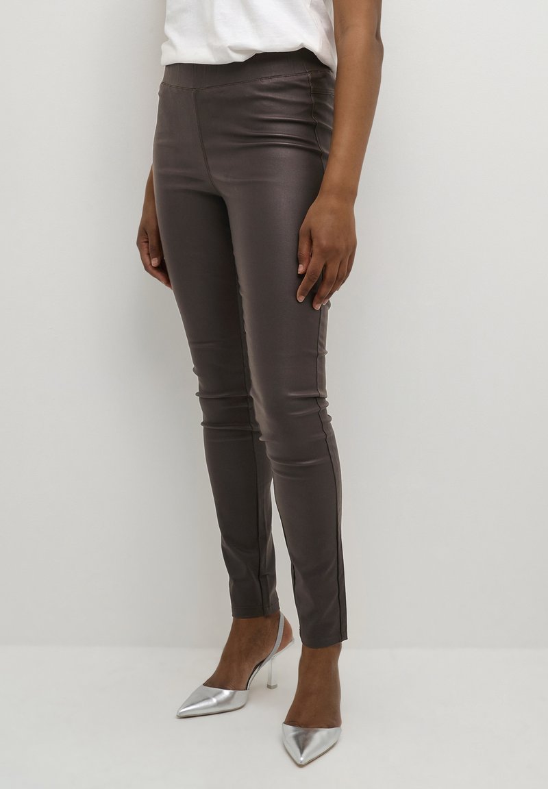Kaffe ADA - Leggings - java/brun - Zalando.se