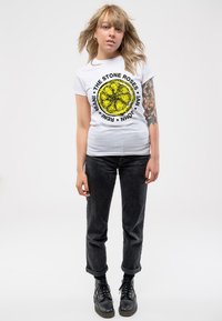 Paradiso Clothing THE STONE ROSES LEMON NAMES  - Print T-shirt - white