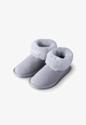 Lakeland Leather Slippers - light grey
