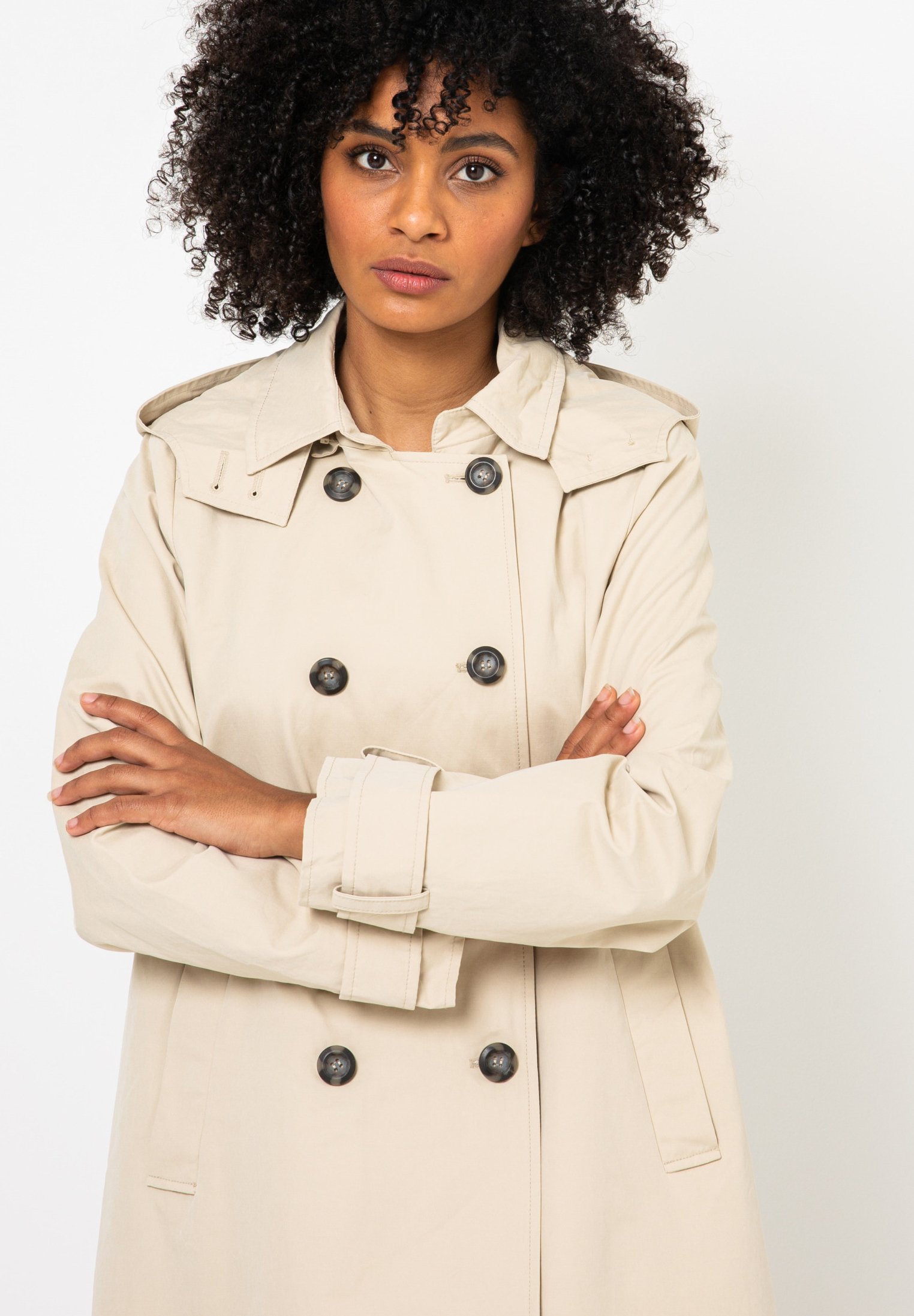 trench camaieu beige
