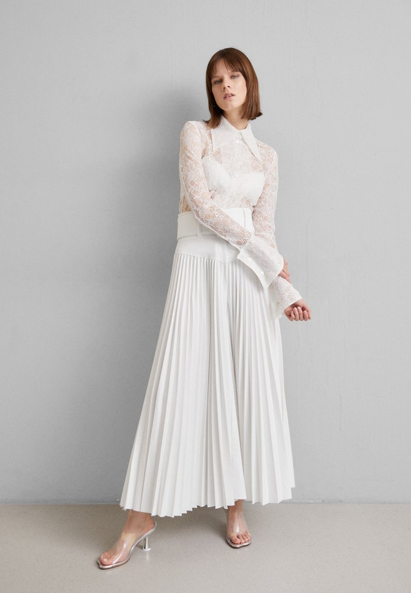 A.W.A.K.E. MODE FITTED SHIRT - Hemdbluse - white/weiß - Zalando.de