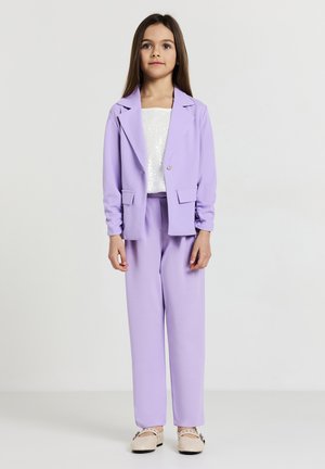 Calliope MONOPETTO MANICHE ARRICCIATE - Blazer - lilla brillante