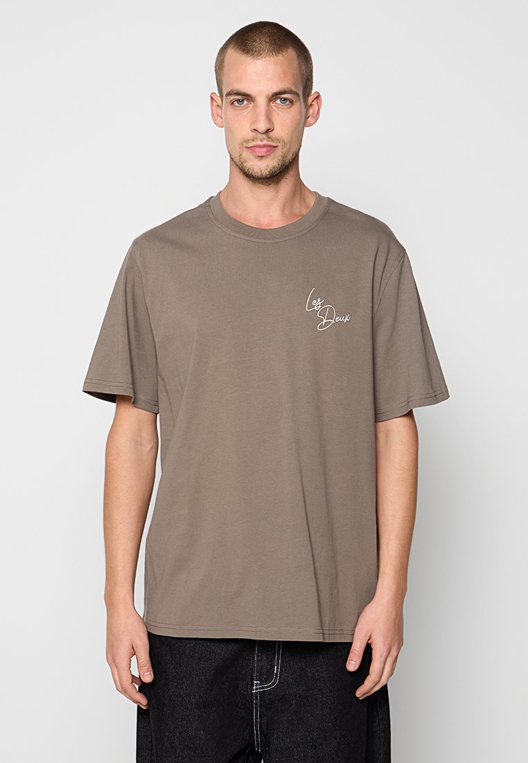 Les Deux T-shirt basic bruin