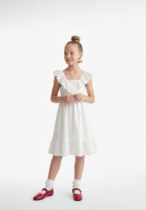 Koton, PLEATED MIDI - Robe de jour - beige