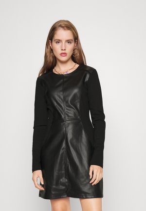 ONLJULIE MIX DRESS - Jurk - black